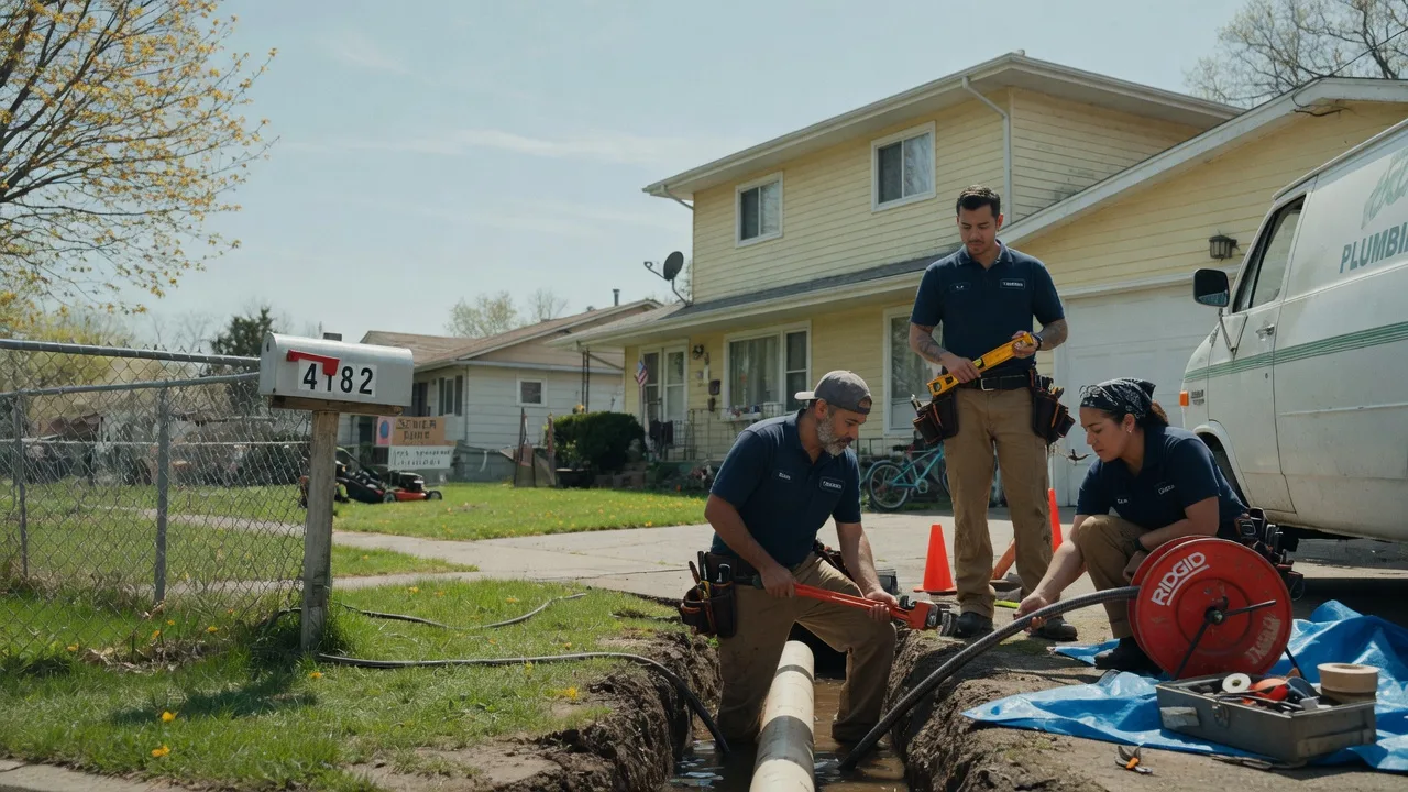 Gas Line Repair in Rochelle, IL near me